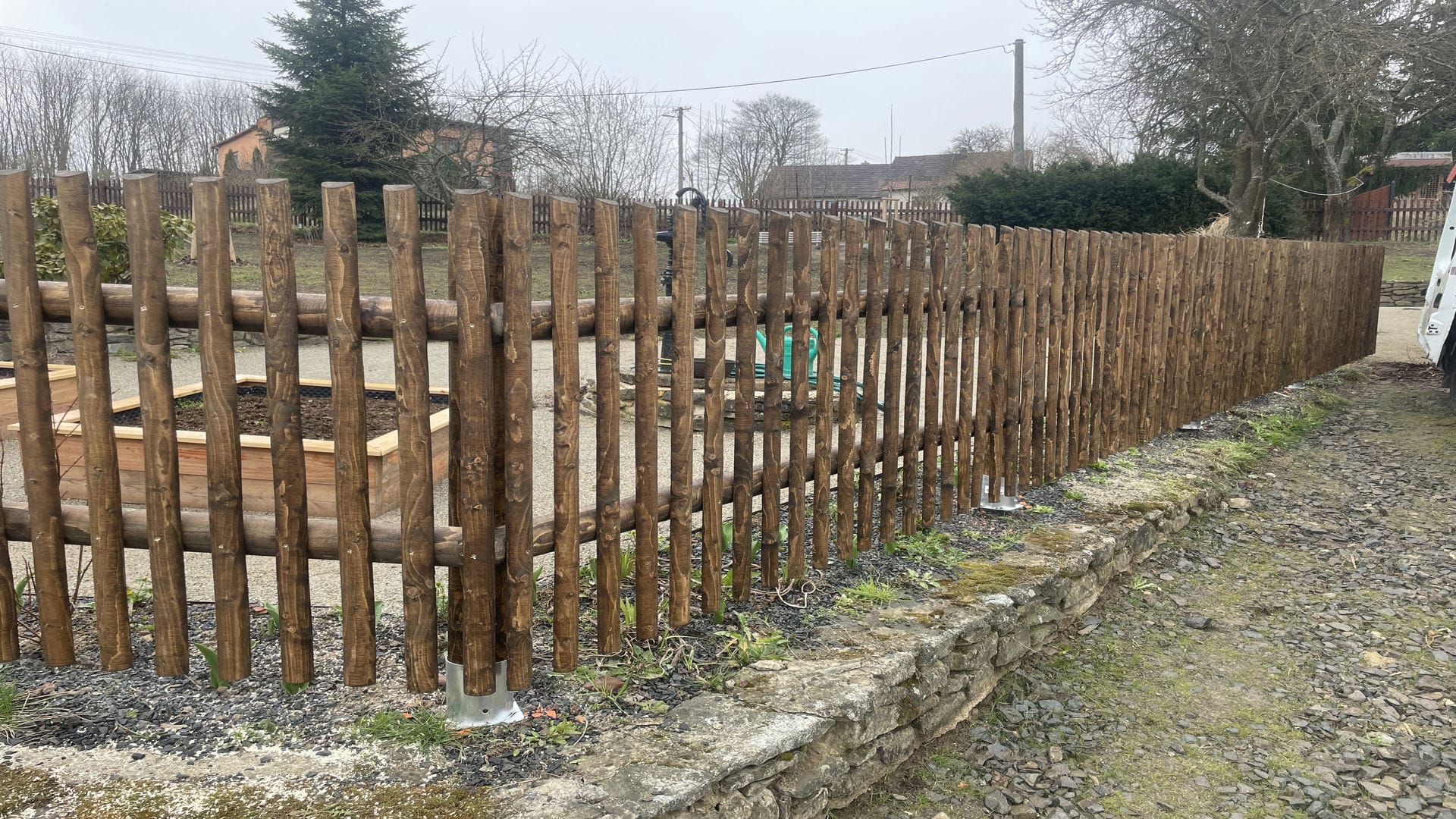 Obrázek 2 / Dřevěné ploty - strojně frézované   - realizace Skřípov 04-2023